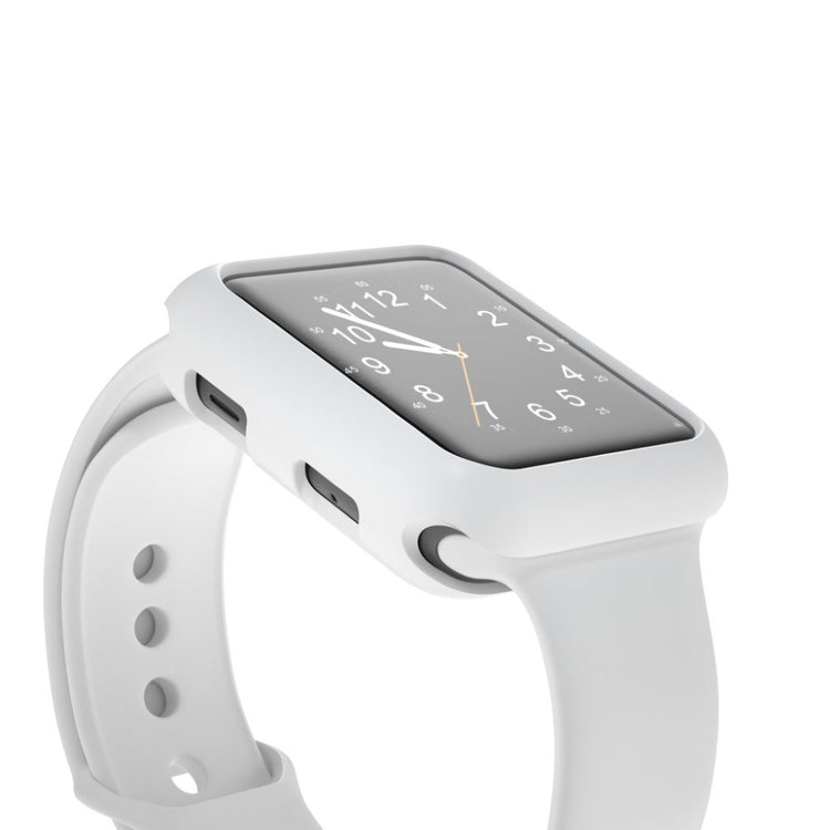 Vildt Fed Apple Watch Series 1-3 38mm Silikone Cover - Hvid#serie_2