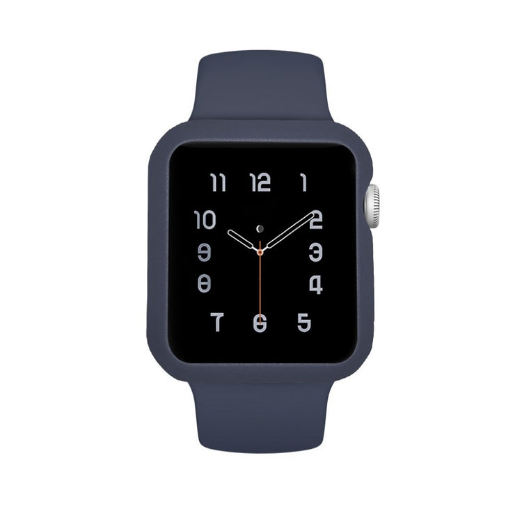 Apple Watch Series 1-3 42mm Holdbar Silikone Bumper  - Blå#serie_11