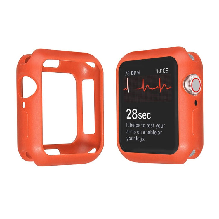 Apple Watch Series 1-3 42mm Holdbar Silikone Bumper  - Orange#serie_8