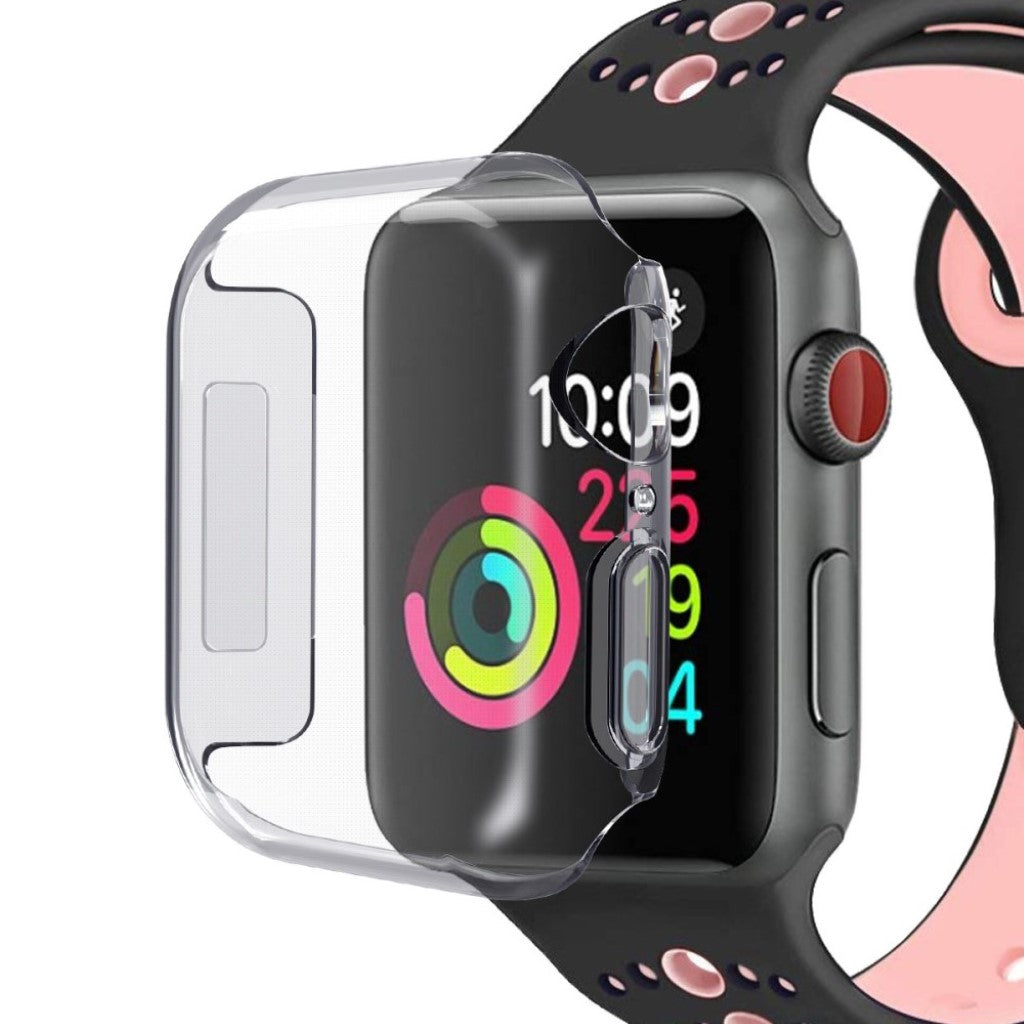 Super Flot Apple Watch Series 4 40mm Silikone Cover - Gennemsigtig#serie_1