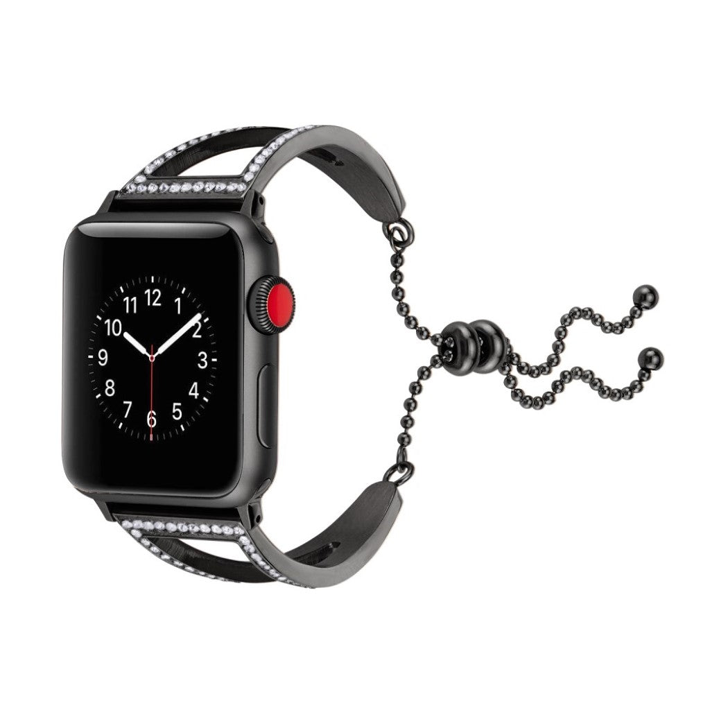 Helt vildt nydelig Apple Watch Series 4 40mm Metal Rem - Sort#serie_3