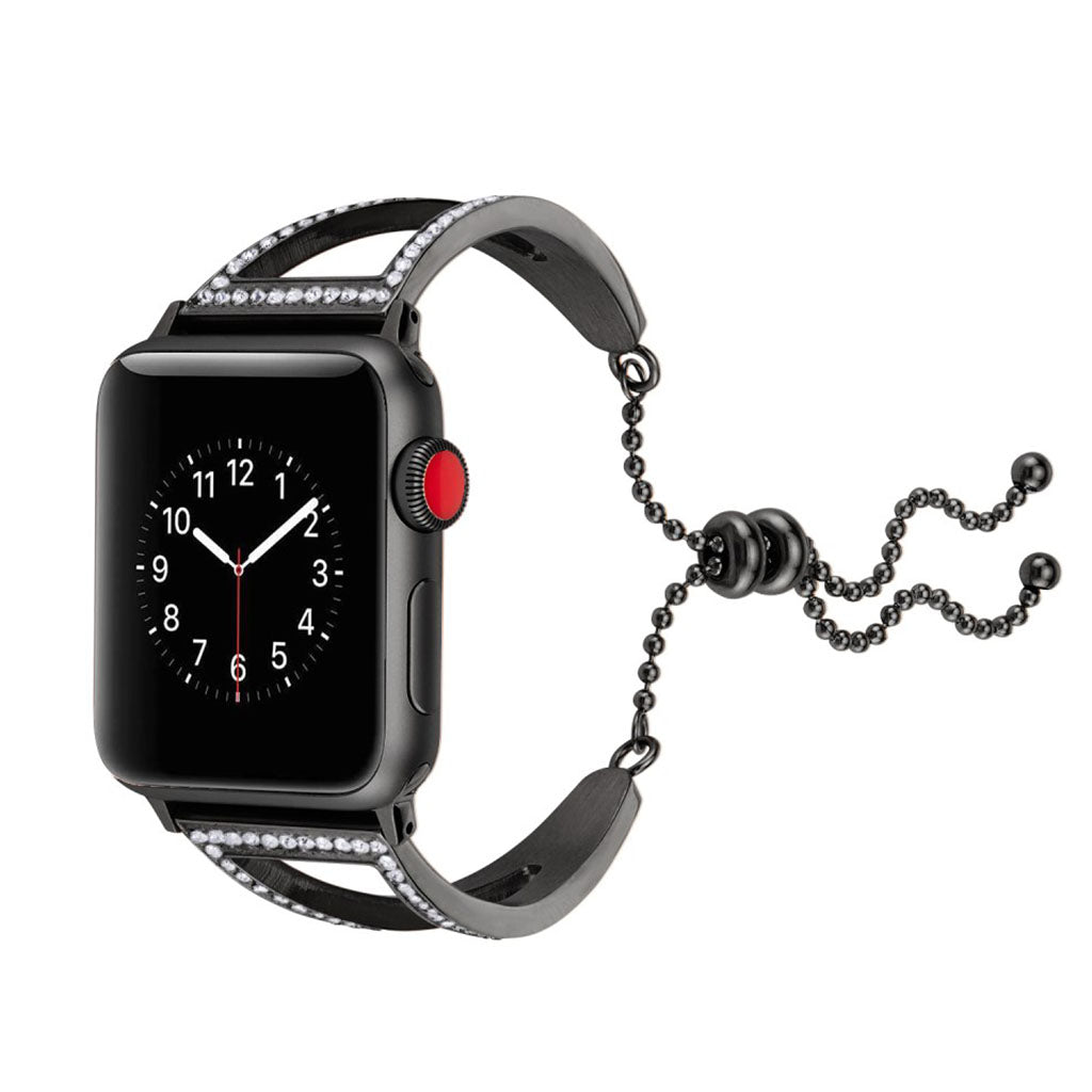 Helt vildt nydelig Apple Watch Series 4 40mm Metal Rem - Sort#serie_3