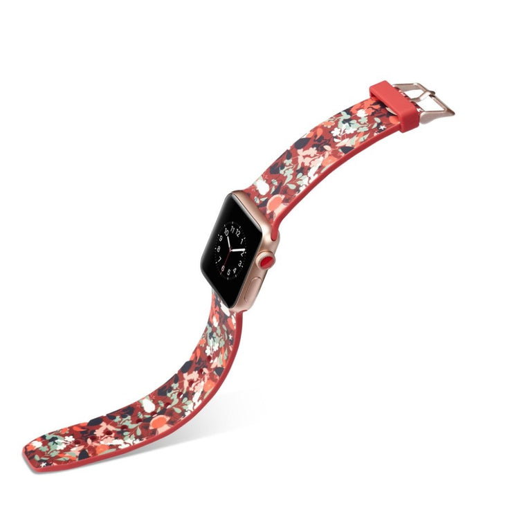 Meget slidstærk Apple Watch Series 4 40mm Silikone Rem - Flerfarvet#serie_11