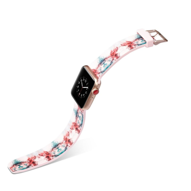 Meget slidstærk Apple Watch Series 4 40mm Silikone Rem - Flerfarvet#serie_13