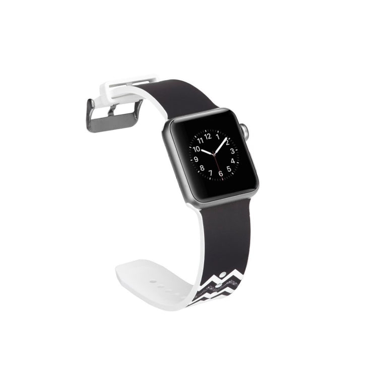 Meget slidstærk Apple Watch Series 4 40mm Silikone Rem - Flerfarvet#serie_17