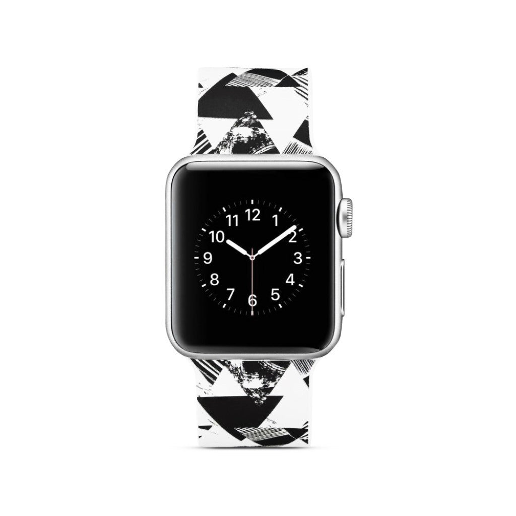 Meget slidstærk Apple Watch Series 4 40mm Silikone Rem - Flerfarvet#serie_18