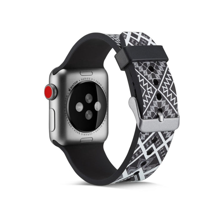 Meget slidstærk Apple Watch Series 4 40mm Silikone Rem - Flerfarvet#serie_2