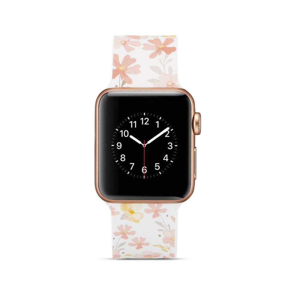 Meget slidstærk Apple Watch Series 4 40mm Silikone Rem - Flerfarvet#serie_20