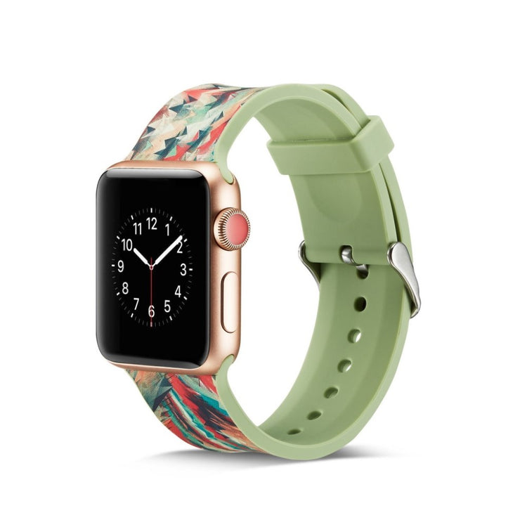 Meget slidstærk Apple Watch Series 4 40mm Silikone Rem - Flerfarvet#serie_6