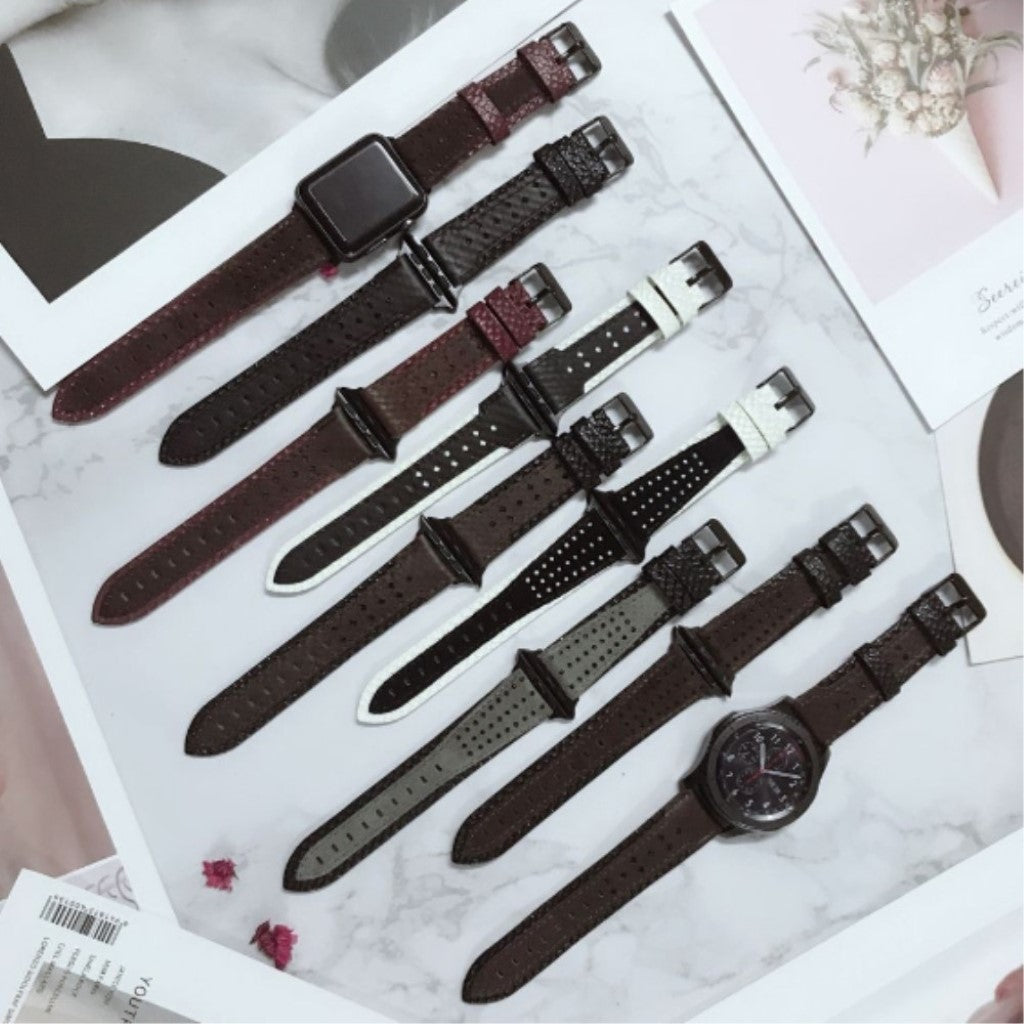 Super flot Apple Watch Series 4 40mm Ægte læder Rem - Flerfarvet#serie_2