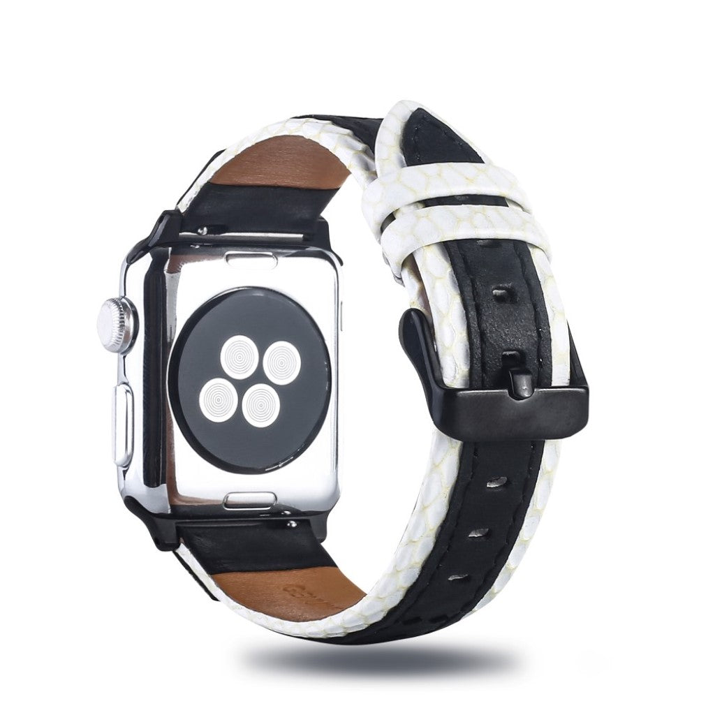 Super flot Apple Watch Series 4 40mm Ægte læder Rem - Flerfarvet#serie_3