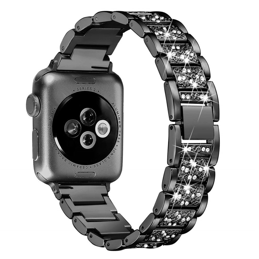 Rigtigt smuk Apple Watch Series 4 40mm Metal Rem - Sort#serie_4