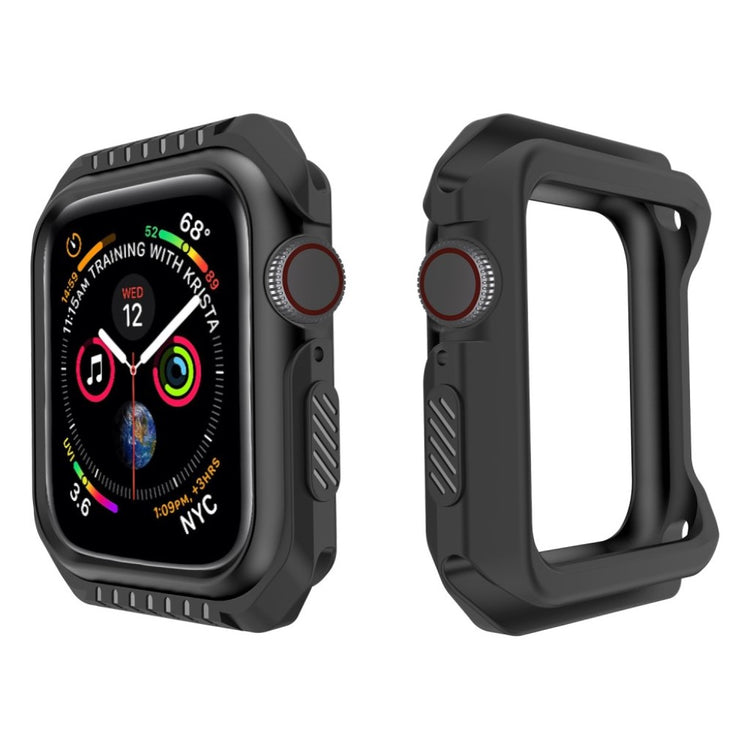 Apple Watch Series 4 40mm Fleksibel Silikone Bumper  - Sort#serie_8