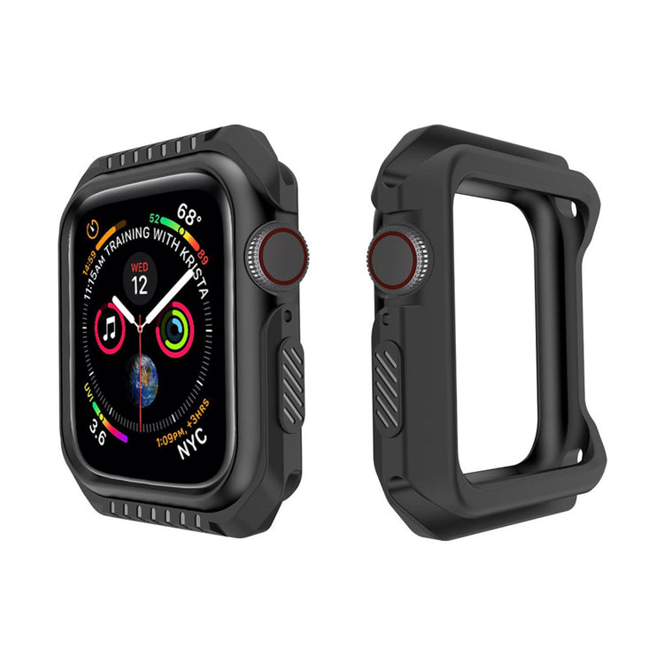 Apple Watch Series 4 40mm Fleksibel Silikone Bumper  - Sort#serie_8