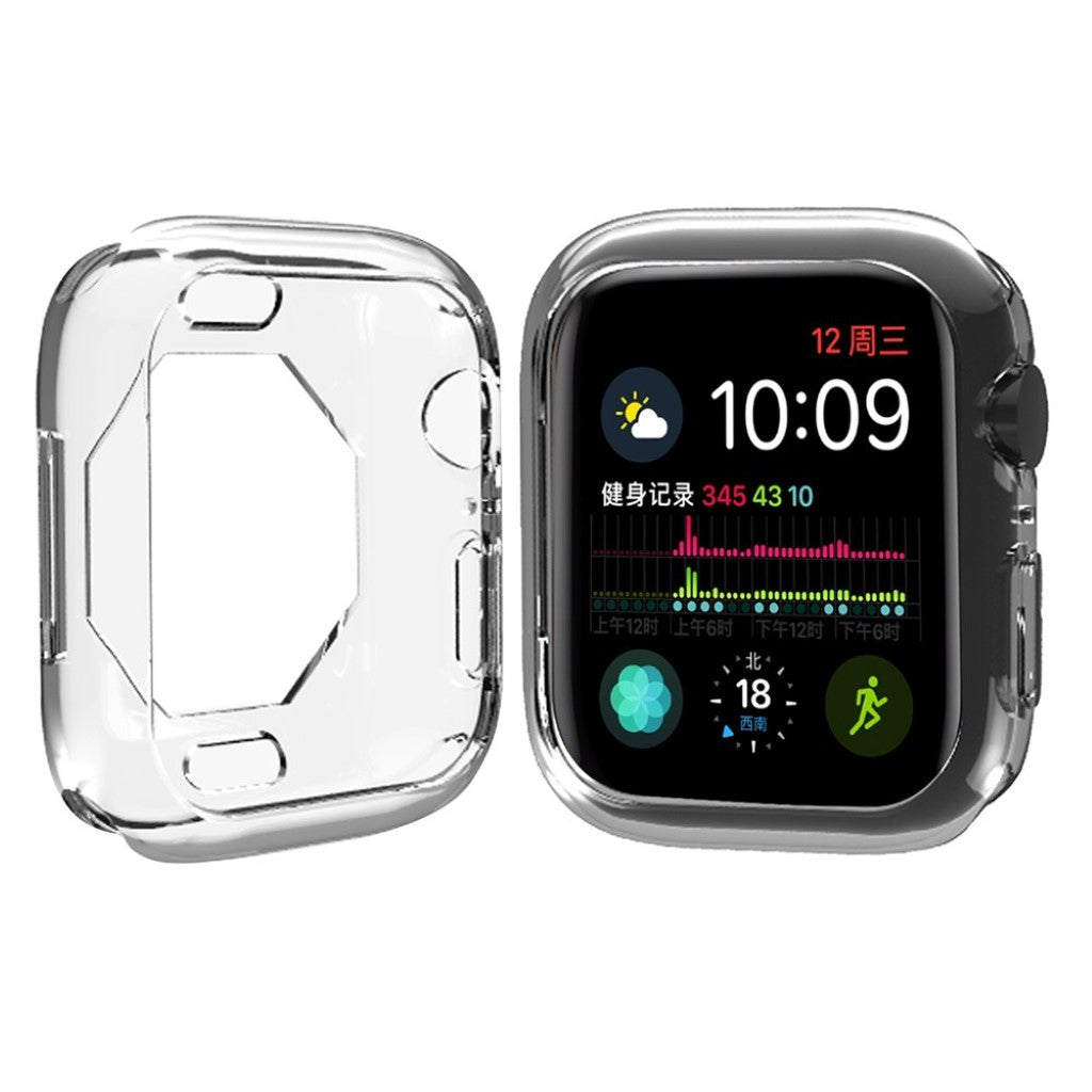 Meget Fed Apple Watch Series 4 40mm Silikone Cover - Gennemsigtig#serie_3