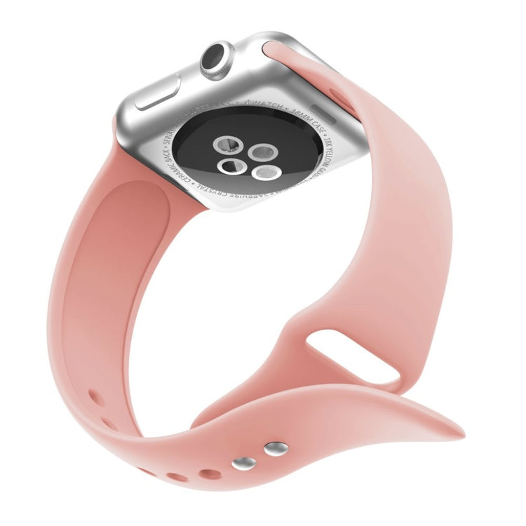 Vildt nydelig Apple Watch Series 4 40mm Silikone Rem - Pink#serie_6