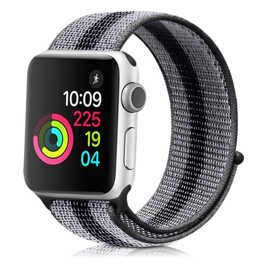 Meget sejt Apple Watch Series 4 40mm Nylon Rem - Sort#serie_6