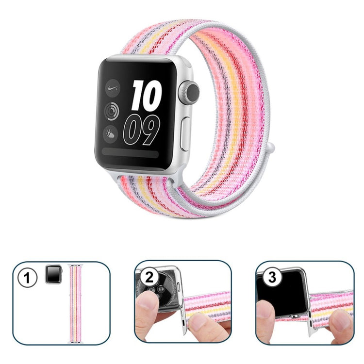 Meget sejt Apple Watch Series 4 40mm Nylon Rem - Lilla#serie_8