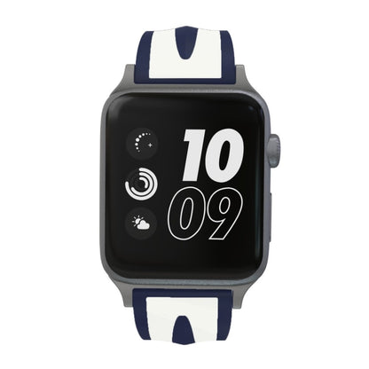 Rigtigt kønt Apple Watch Series 4 40mm Silikone Rem - Blå#serie_1