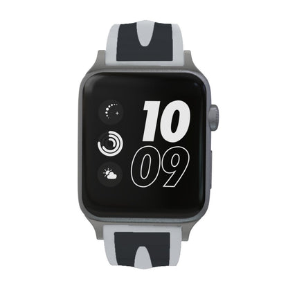 Rigtigt kønt Apple Watch Series 4 40mm Silikone Rem - Sølv#serie_2