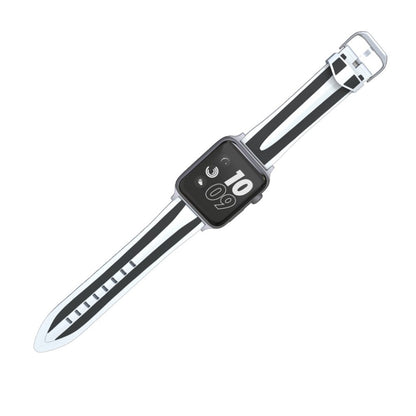 Rigtigt kønt Apple Watch Series 4 40mm Silikone Rem - Sølv#serie_2