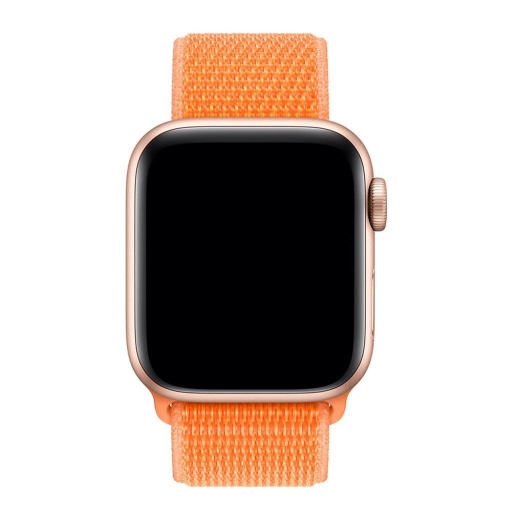 Rigtigt holdbart Apple Watch Series 4 40mm Nylon Rem - Orange#serie_2