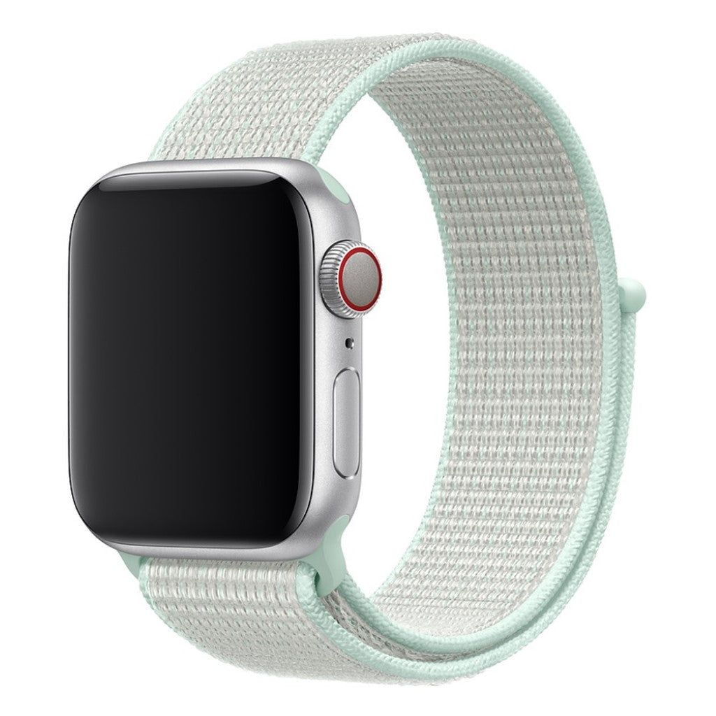 Rigtigt holdbart Apple Watch Series 4 40mm Nylon Rem - Hvid#serie_4