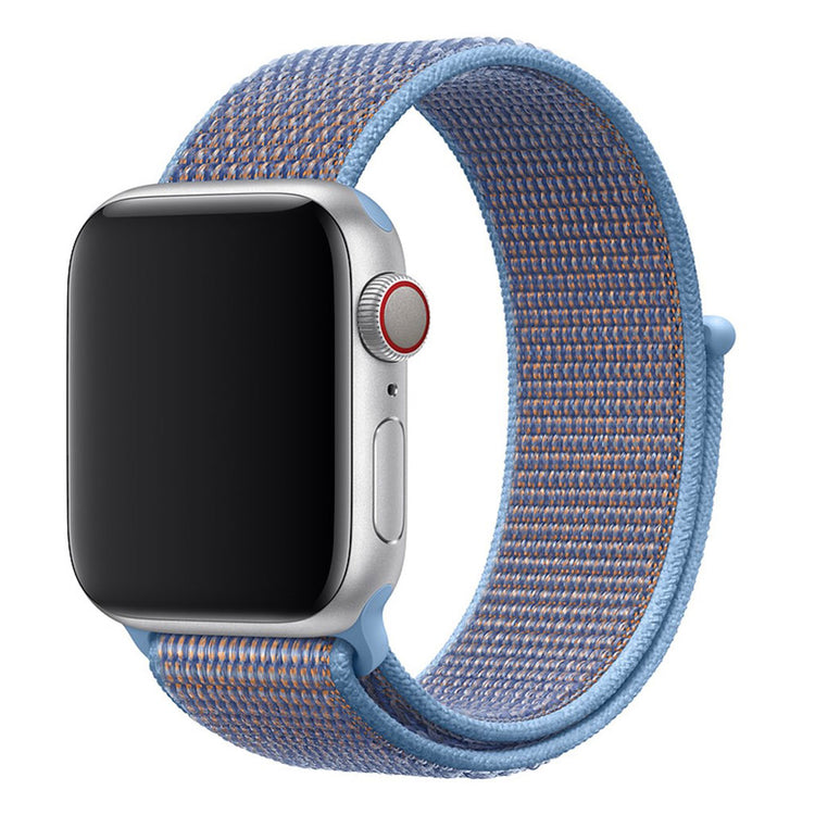 Rigtigt holdbart Apple Watch Series 4 40mm Nylon Rem - Blå#serie_5