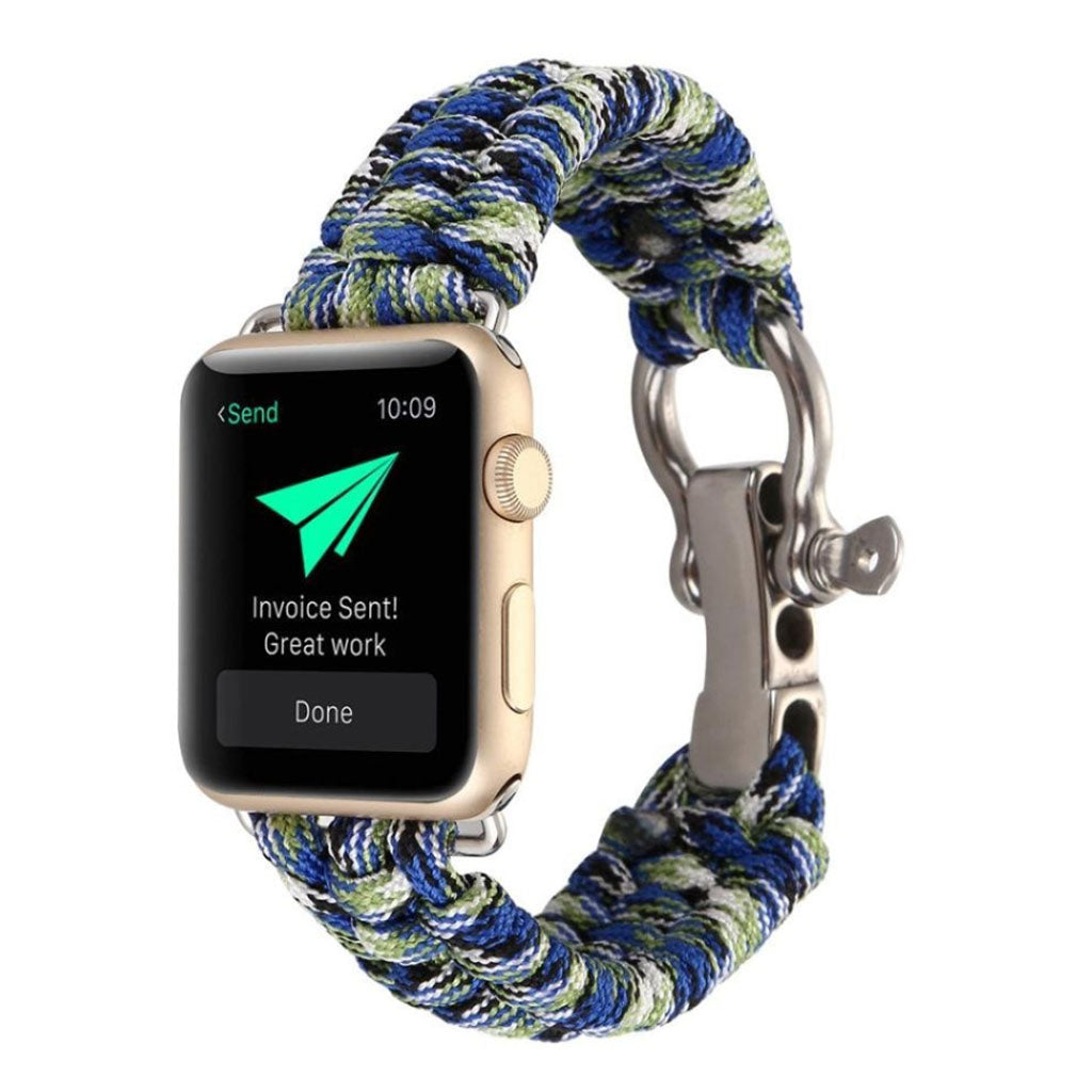 Rigtigt godt Apple Watch Series 4 44mm Nylon Rem - Flerfarvet#serie_8