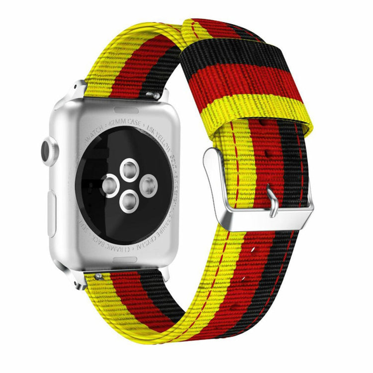 Vildt fint Apple Watch Series 4 44mm Nylon Rem - Flerfarvet#serie_1