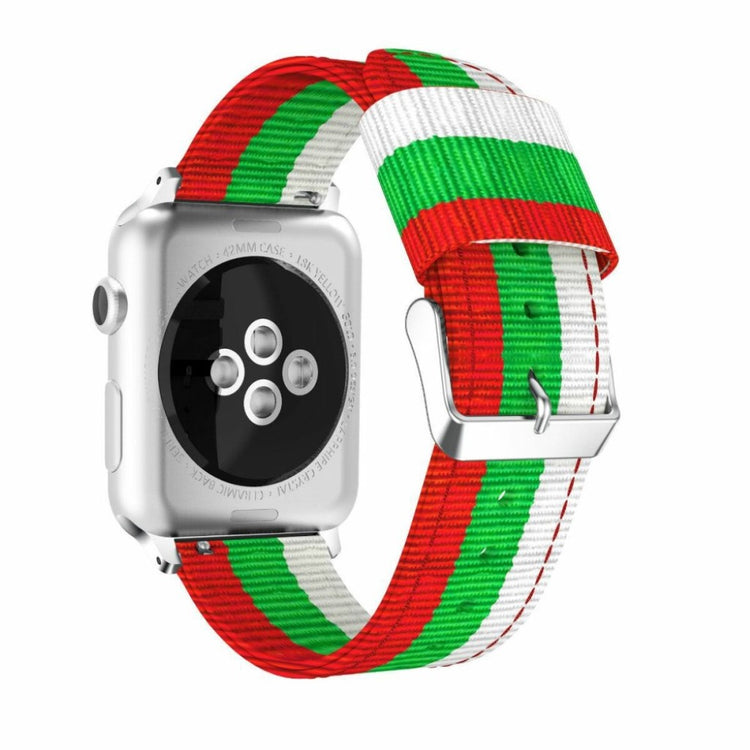 Vildt fint Apple Watch Series 4 44mm Nylon Rem - Flerfarvet#serie_4