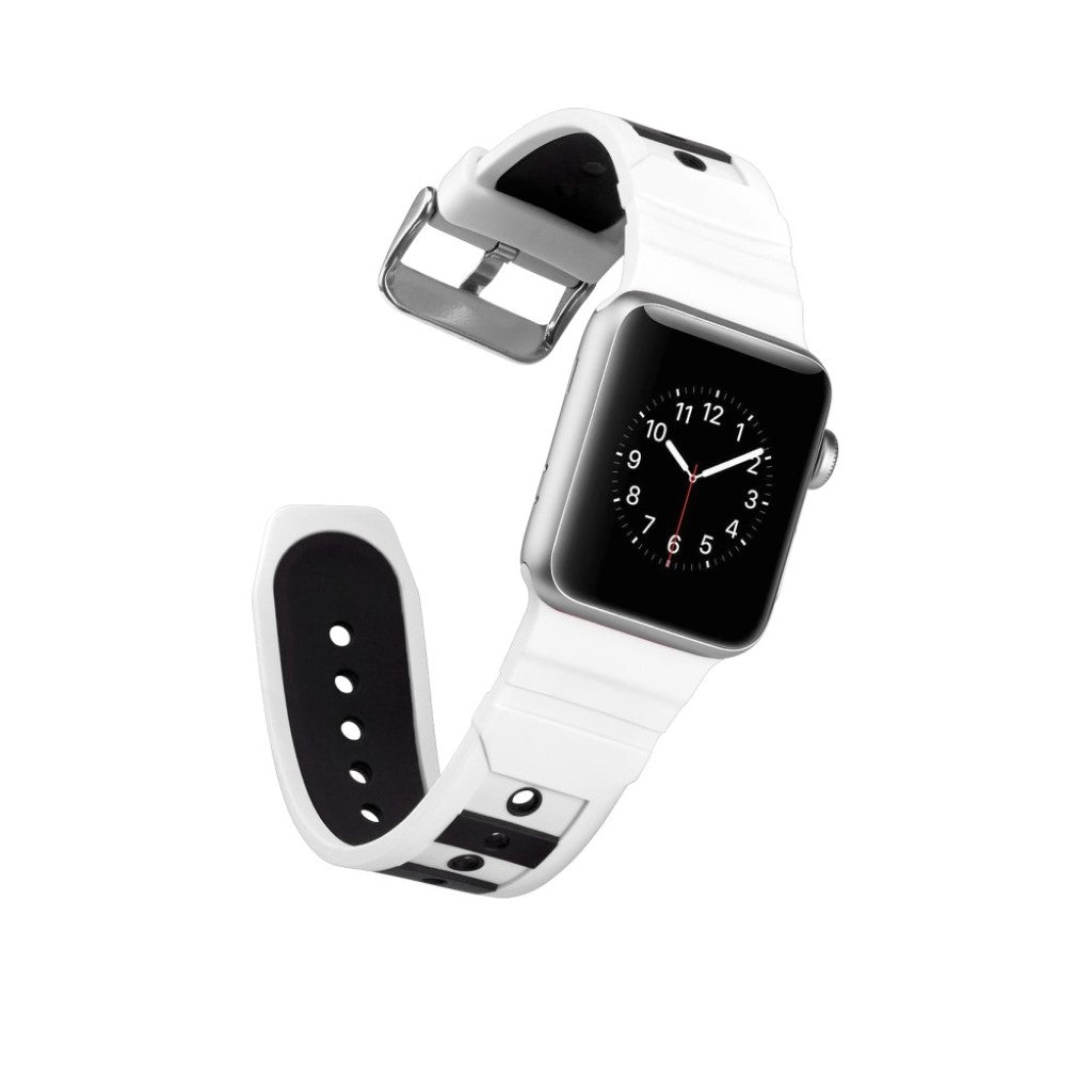 Super fed Apple Watch Series 4 44mm Silikone Rem - Flerfarvet#serie_9