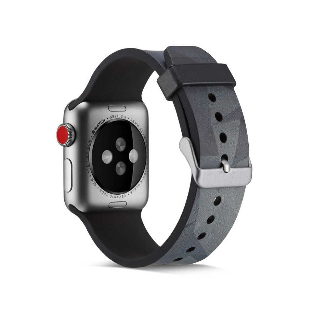 Super godt Apple Watch Series 4 44mm Silikone Rem - Sølv#serie_20