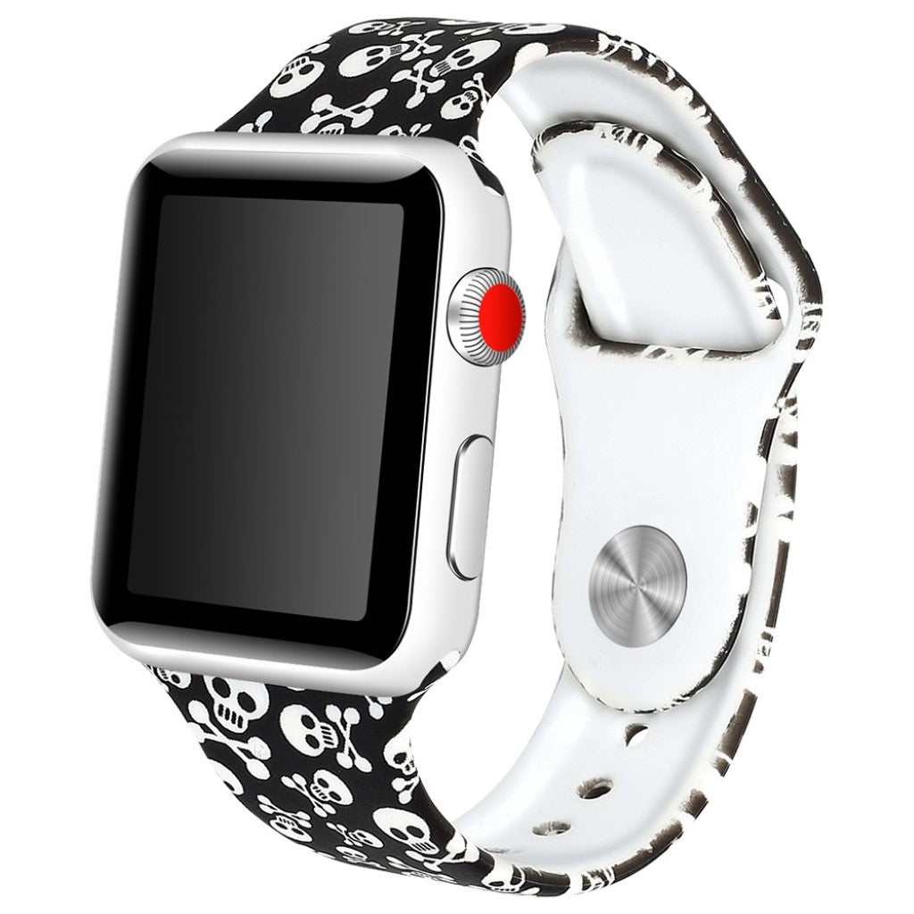 Fed Apple Watch Series 4 44mm Silikone Rem - Flerfarvet#serie_6