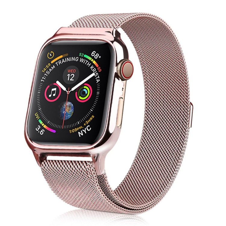 Glimrende Apple Watch Series 4 44mm Metal Rem - Pink#serie_4