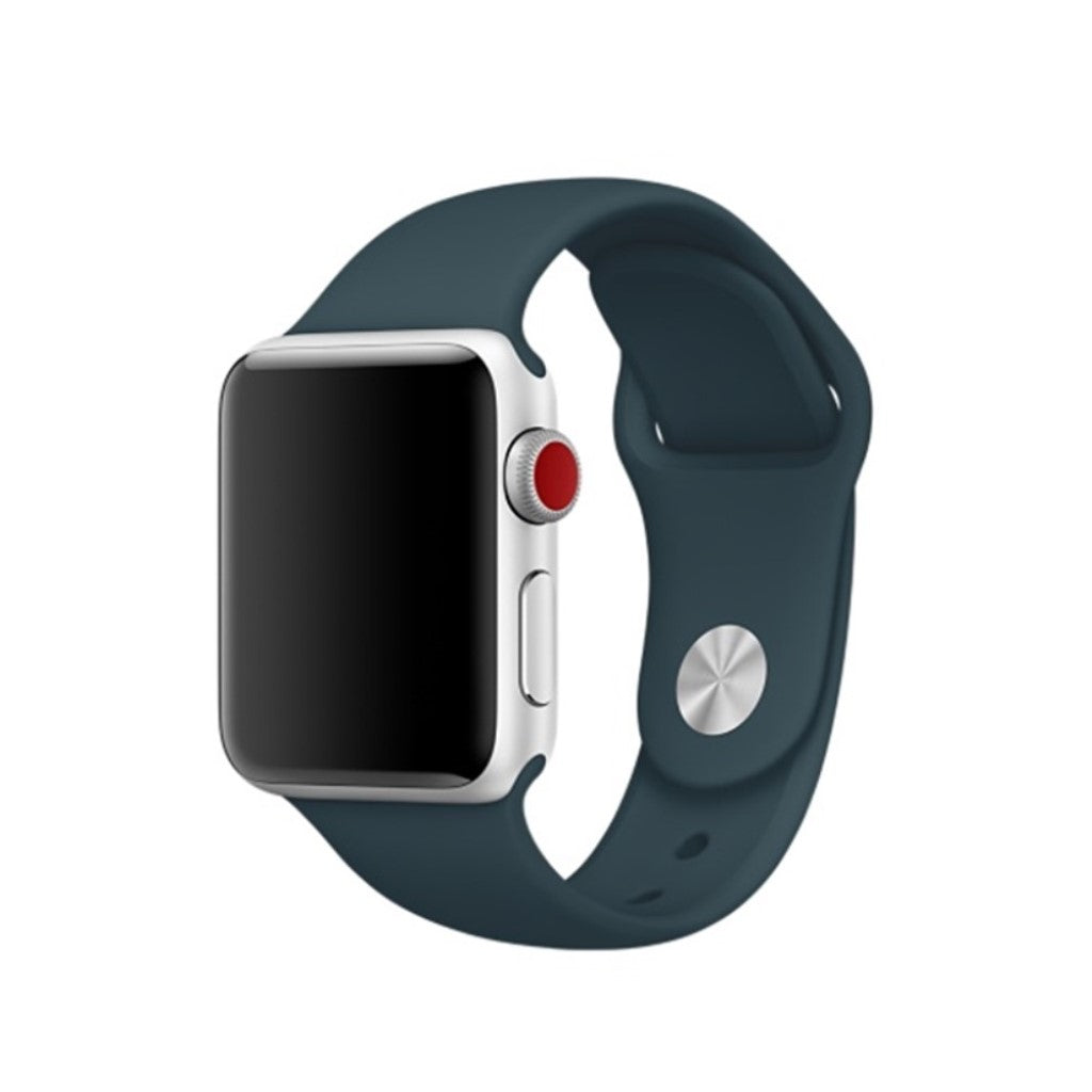 Super skøn Apple Watch Series 4 44mm Silikone Rem - Grøn#serie_16