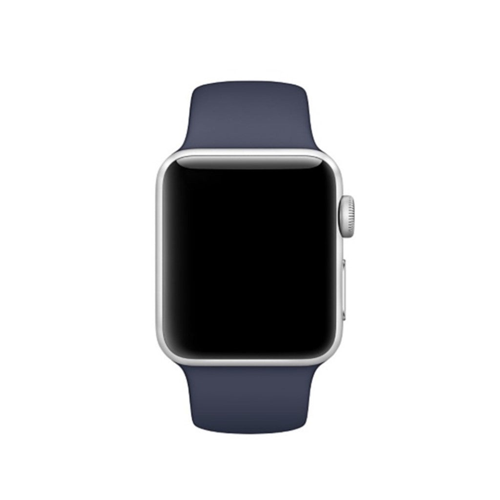 Super skøn Apple Watch Series 4 44mm Silikone Rem - Blå#serie_18