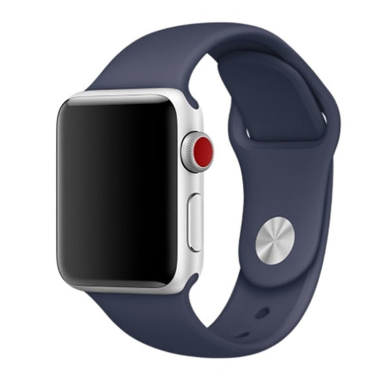 Super skøn Apple Watch Series 4 44mm Silikone Rem - Blå#serie_18