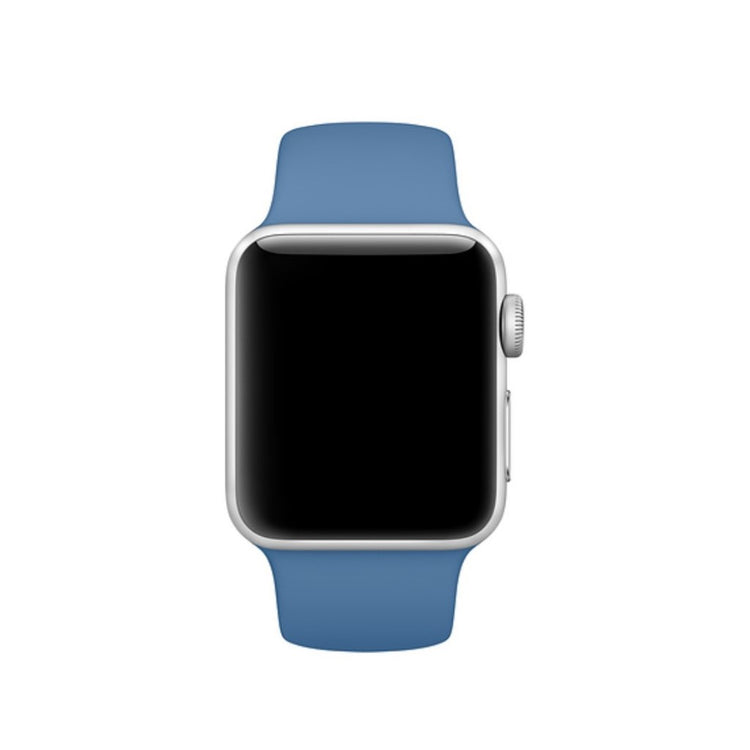 Super skøn Apple Watch Series 4 44mm Silikone Rem - Blå#serie_19