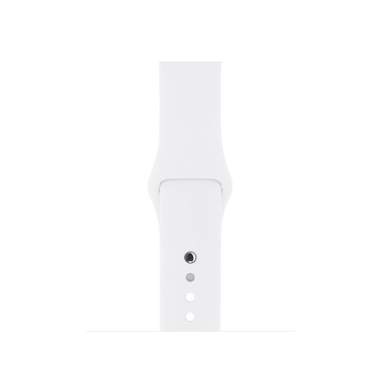 Super skøn Apple Watch Series 4 44mm Silikone Rem - Hvid#serie_2