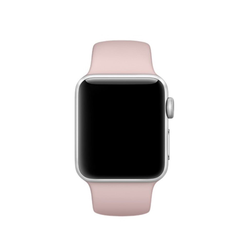 Super skøn Apple Watch Series 4 44mm Silikone Rem - Pink#serie_9