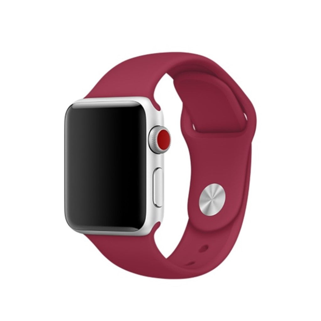 Helt vildt hårdfør Apple Watch Series 4 44mm Silikone Rem - Pink#serie_11