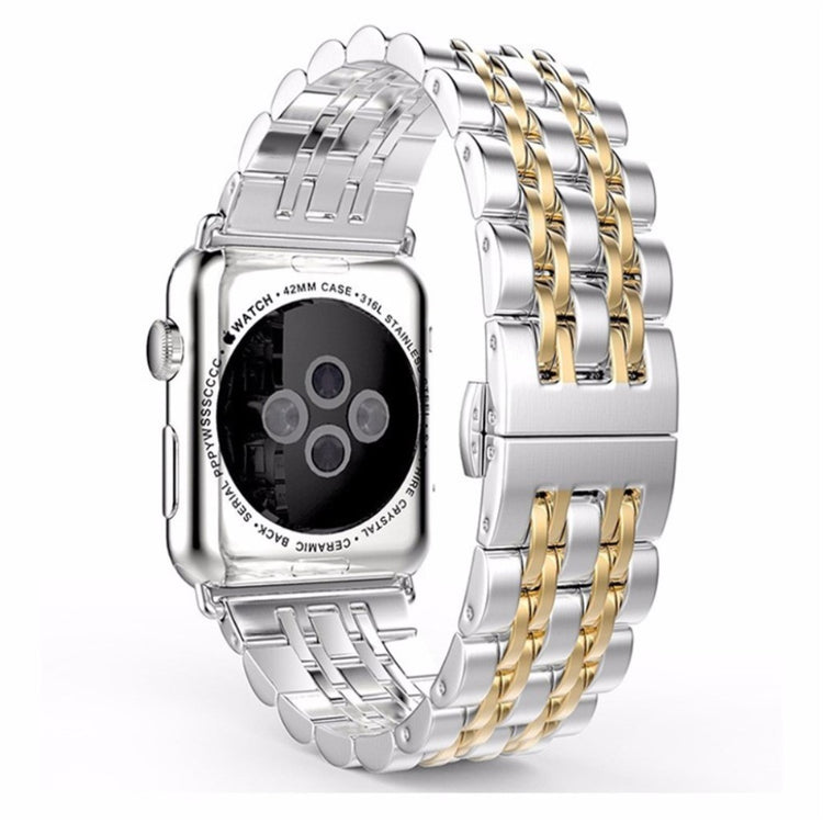 Super fint Apple Watch Series 4 44mm Metal Rem - Sølv#serie_4