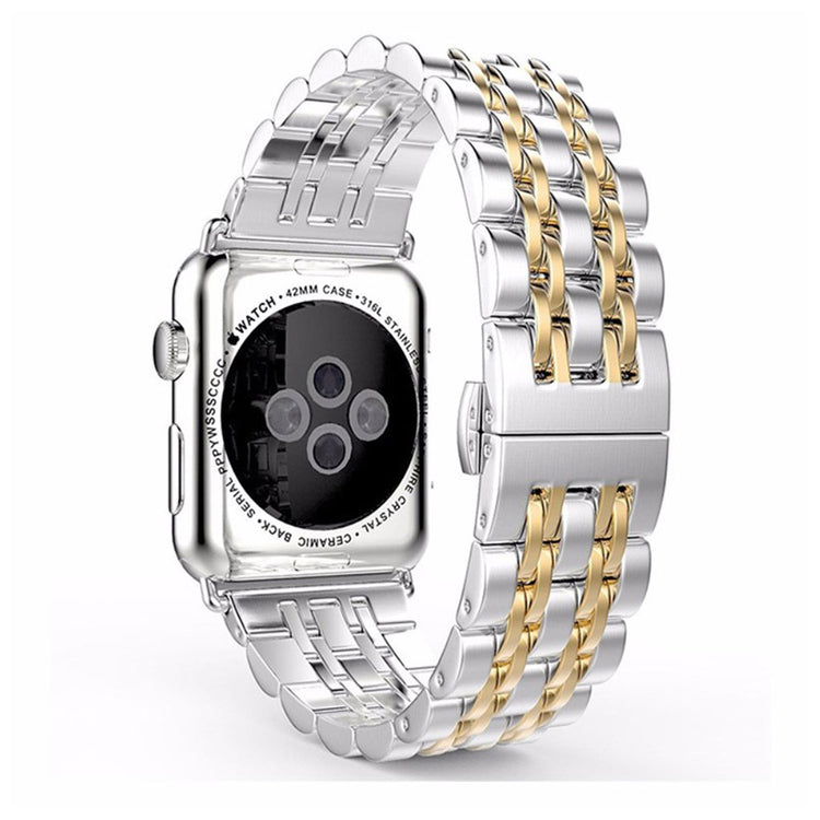 Super fint Apple Watch Series 4 44mm Metal Rem - Sølv#serie_4