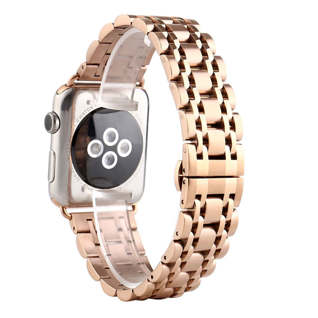 Super fint Apple Watch Series 4 44mm Metal Rem - Pink#serie_5