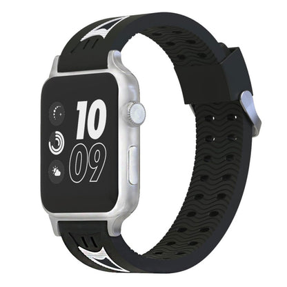 Fremragende Apple Watch Series 4 44mm Silikone Rem - Sort#serie_1