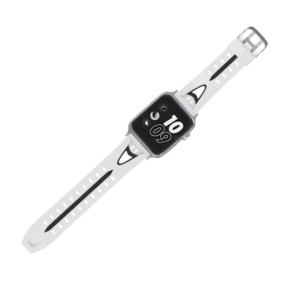 Fremragende Apple Watch Series 4 44mm Silikone Rem - Hvid#serie_2