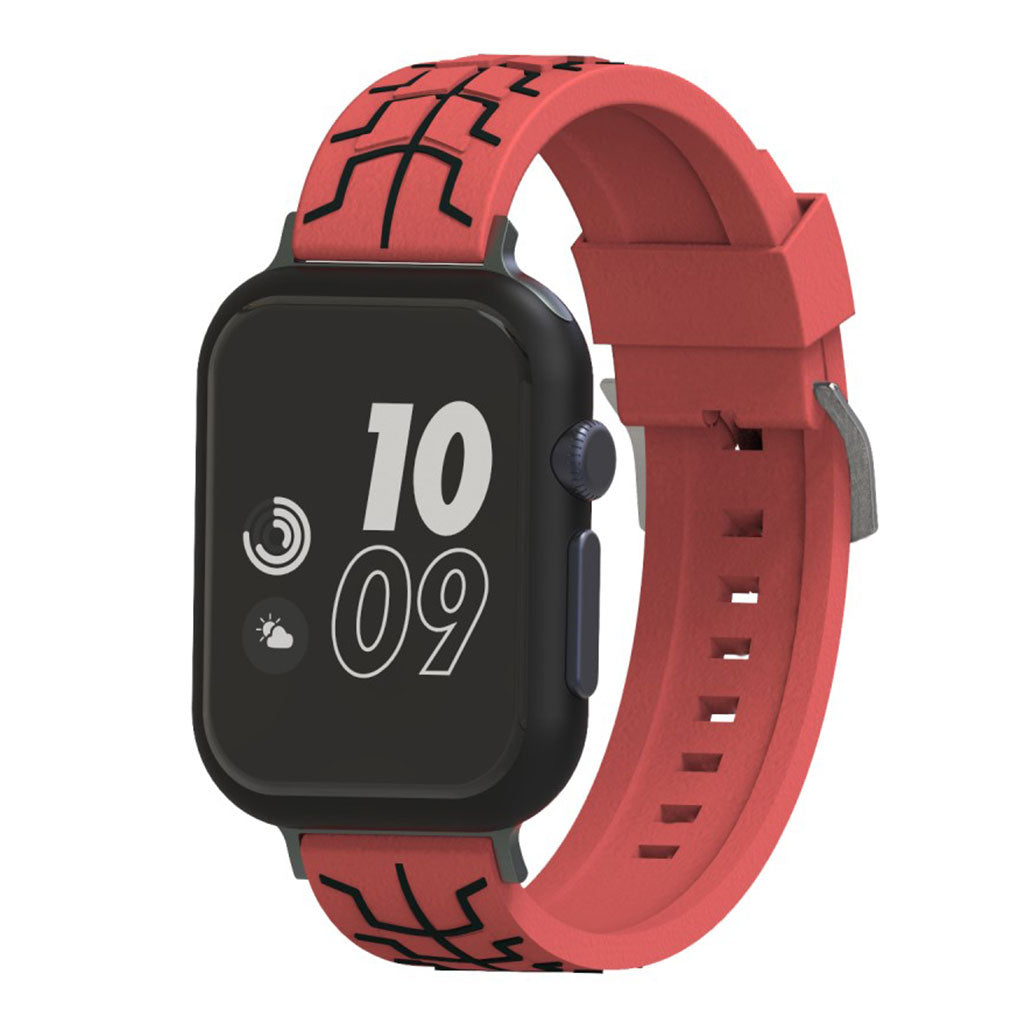 Mega fed Apple Watch Series 4 44mm Silikone Rem - Rød#serie_4