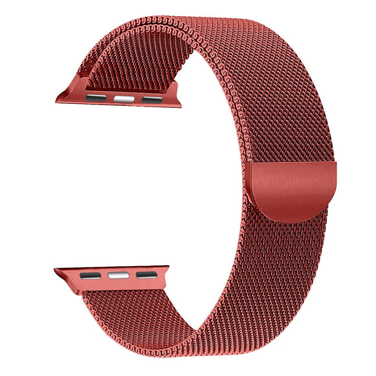 Rigtigt cool Apple Watch Series 4 44mm Metal Rem - Rød#serie_2