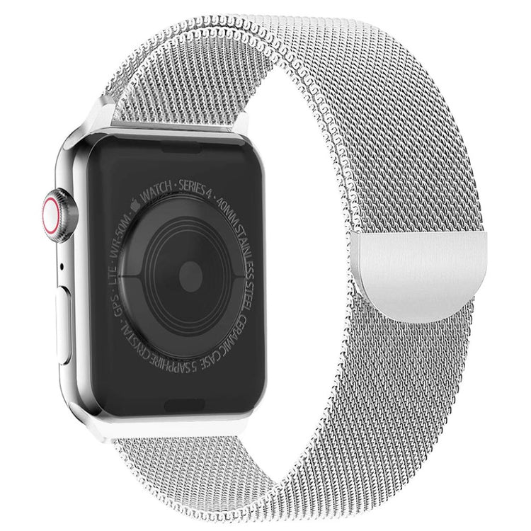 Rigtigt cool Apple Watch Series 4 44mm Metal Rem - Sølv#serie_8